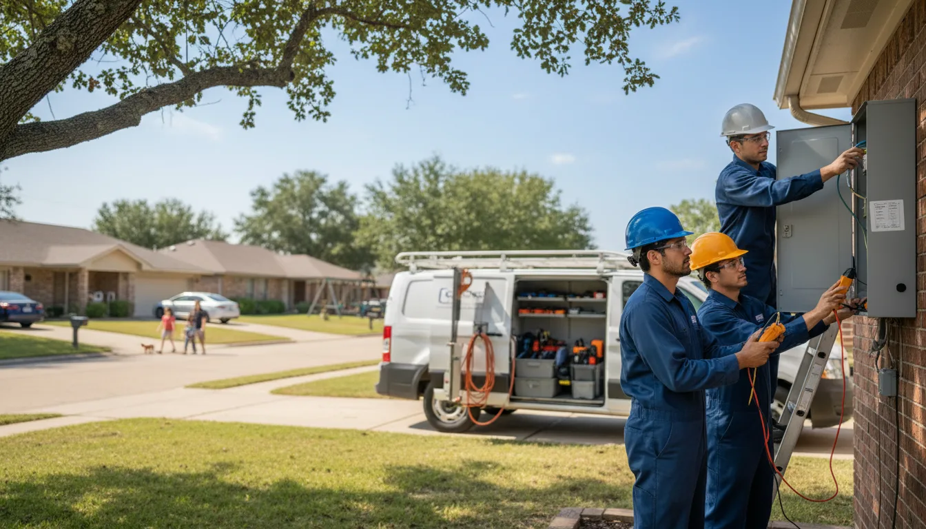 Certified electrician providing emergency electrical services in Chadwick, MO
